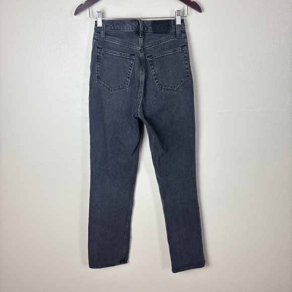 Abercrombie The 90's Relaxed Jean High Rise Curve Love In Black Women’s Sz 24 - Picture 2 of 5